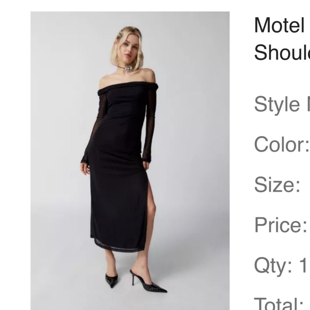 NWT Moet urban outfitters dress size small